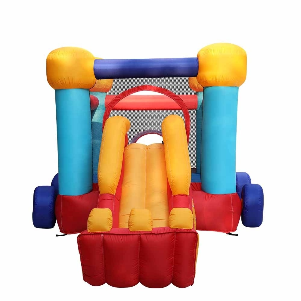 Cheap Construction Fire Truck Bouncy Castle Monster Digger Bounce House Inflatable Bouncer Cars with Slide