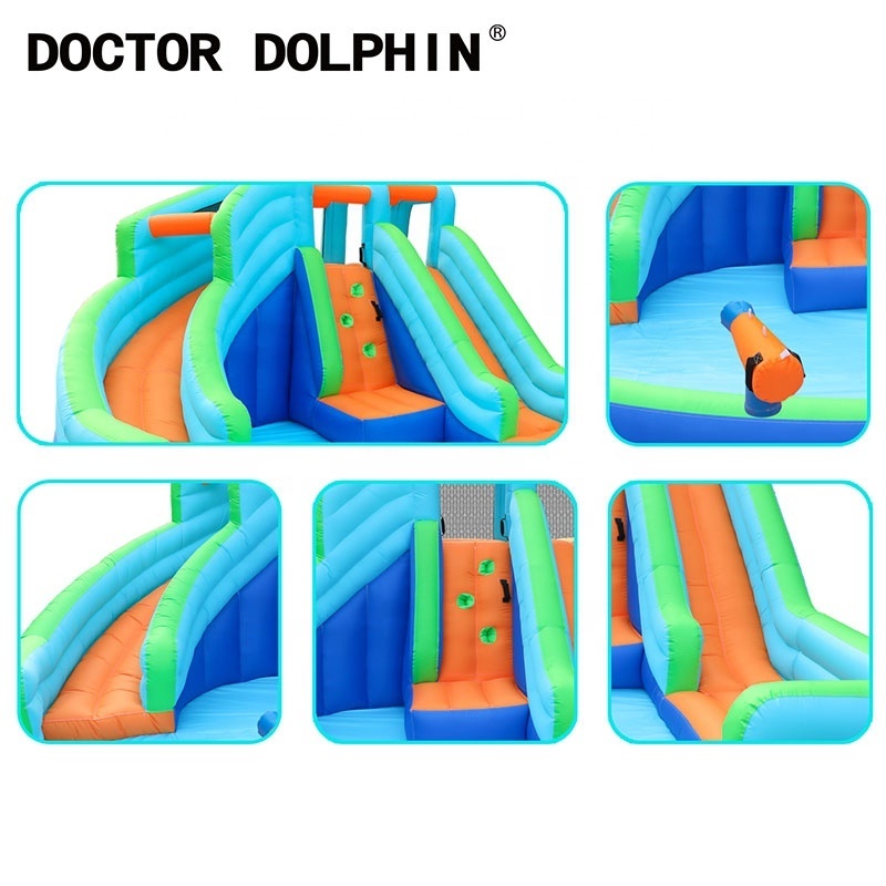 Double Slide Combo Giant Inflatable Bounce House Bouncy Castle for Sale with Water Slide China Manufacturer