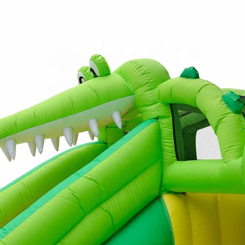 18ft Crocodile Bouncy Castle Inflatable Sidewinder Water Slide for Park