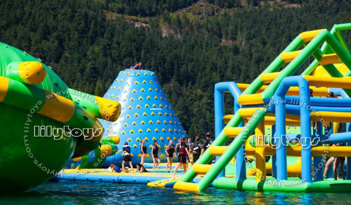 Lily toys interactive sport games big water park inflatable