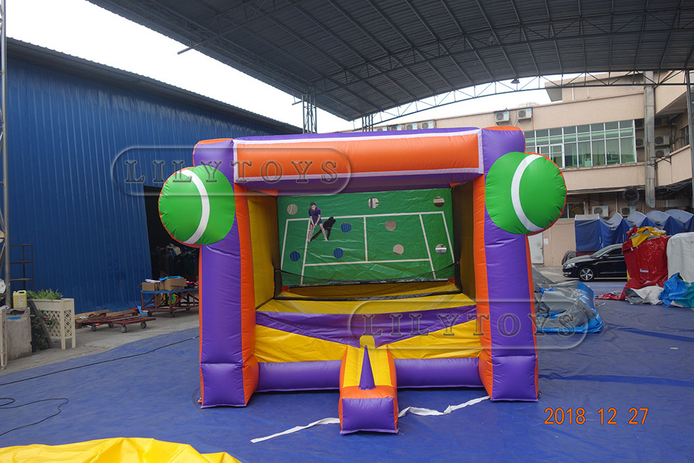 Most popular inflatable sport games amusement park inflatable baseball batting cage golfing cage for kids and adult