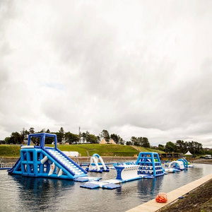 Lake Giant Inflatable Floating Water Park Games/ New Aqua Park For Sale