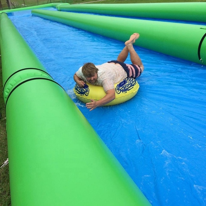 100m Long Inflatable City Slide / Inflatable Slip And Slide For Adults