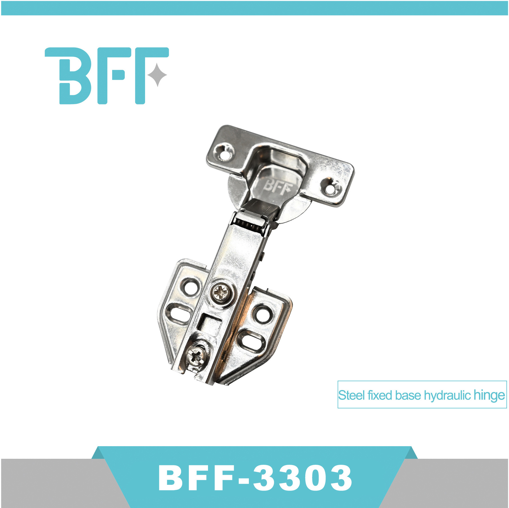 Furniture fittings cabinet stainless steel Hydraulic hinge conceal hinge full overlay cabinet door accessory BFF-3303