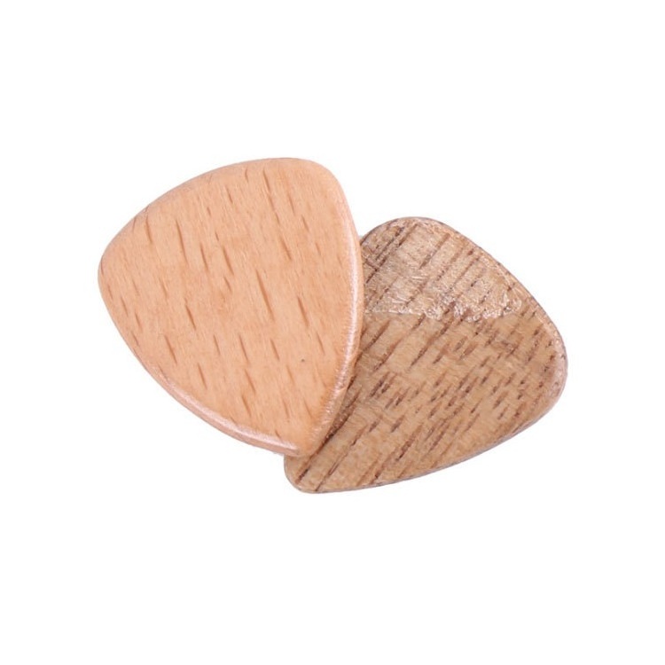 Custom Natural Wood Guitar Picks Customized Personalized Engravable Wooden Guitar Picks