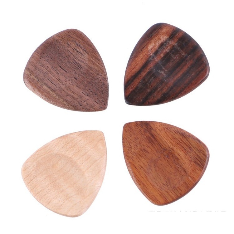 Custom Natural Wood Guitar Picks Customized Personalized Engravable Wooden Guitar Picks