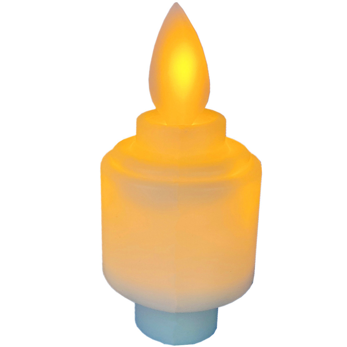 AA Battery Operated Flame Flicking Light Wax LED Christmas Candle Light for Church Home Decor Decoration Not Include Batteries