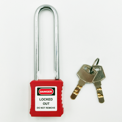 Lockout Tagout  Padlock Safety Lockout Kit Design Safety Padlock   Foreign Trade  Long Shackle  76mm   Lockout Tagout Padlock