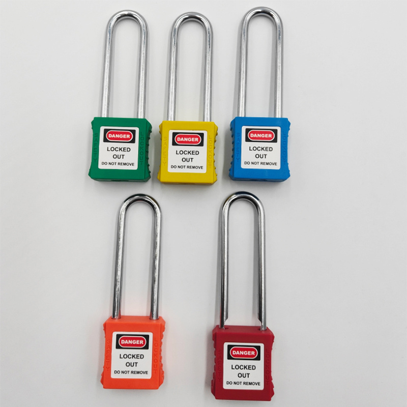 Lockout Tagout  Padlock Safety Lockout Kit Design Safety Padlock   Foreign Trade  Long Shackle  76mm   Lockout Tagout Padlock