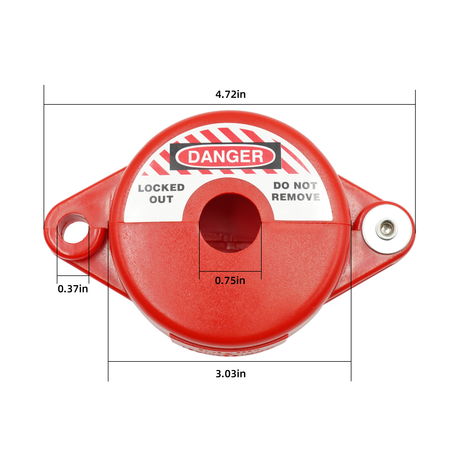 Lockout  Tagout Station Nylon  Push Button Lockout Padlock for  Adjustable Gate Valve  Lockout Tagout