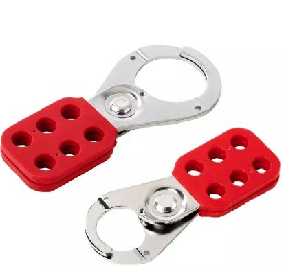 Lockout Tagout  Kit  6 Holes for Safety Lockout  Devices Red  Industrial  Proof Locks Safety Padlock Safety Lockout Tagout Hasp