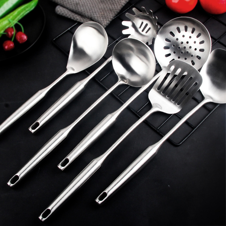 High Quality Hollow Handle Cooking Bbq Tools 10 Pieces Kitchen Stainless Steel Utensils