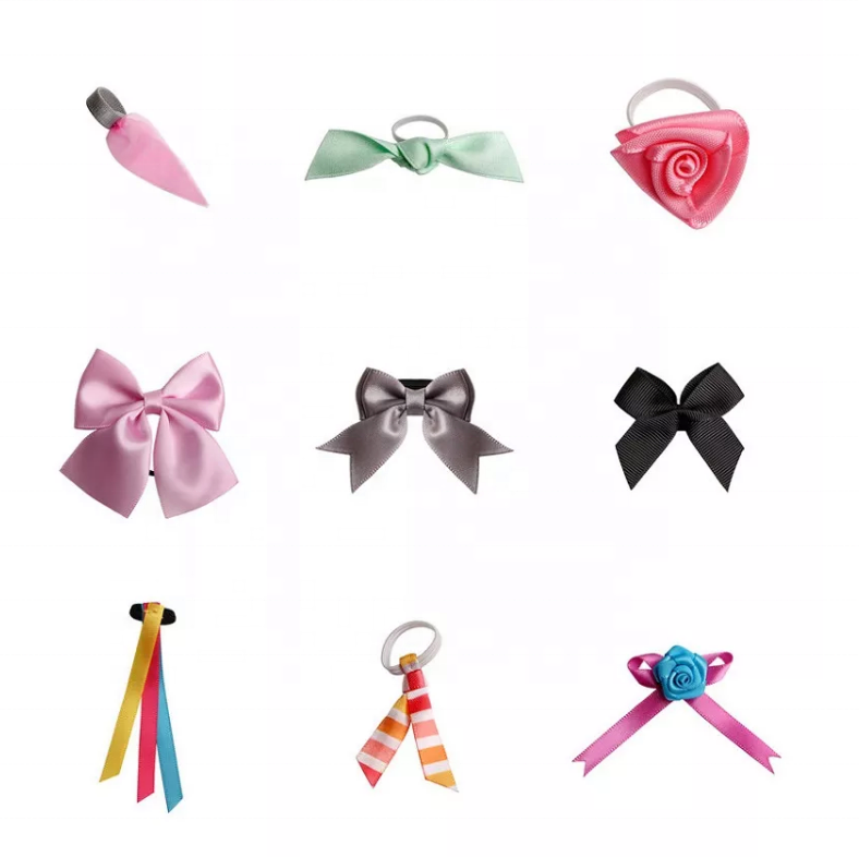 MSD Factory Wholesale Satin Grosgrain Gift Packing Ribbon Bows Customized Bottles Gift Decoration Ribbons Bows