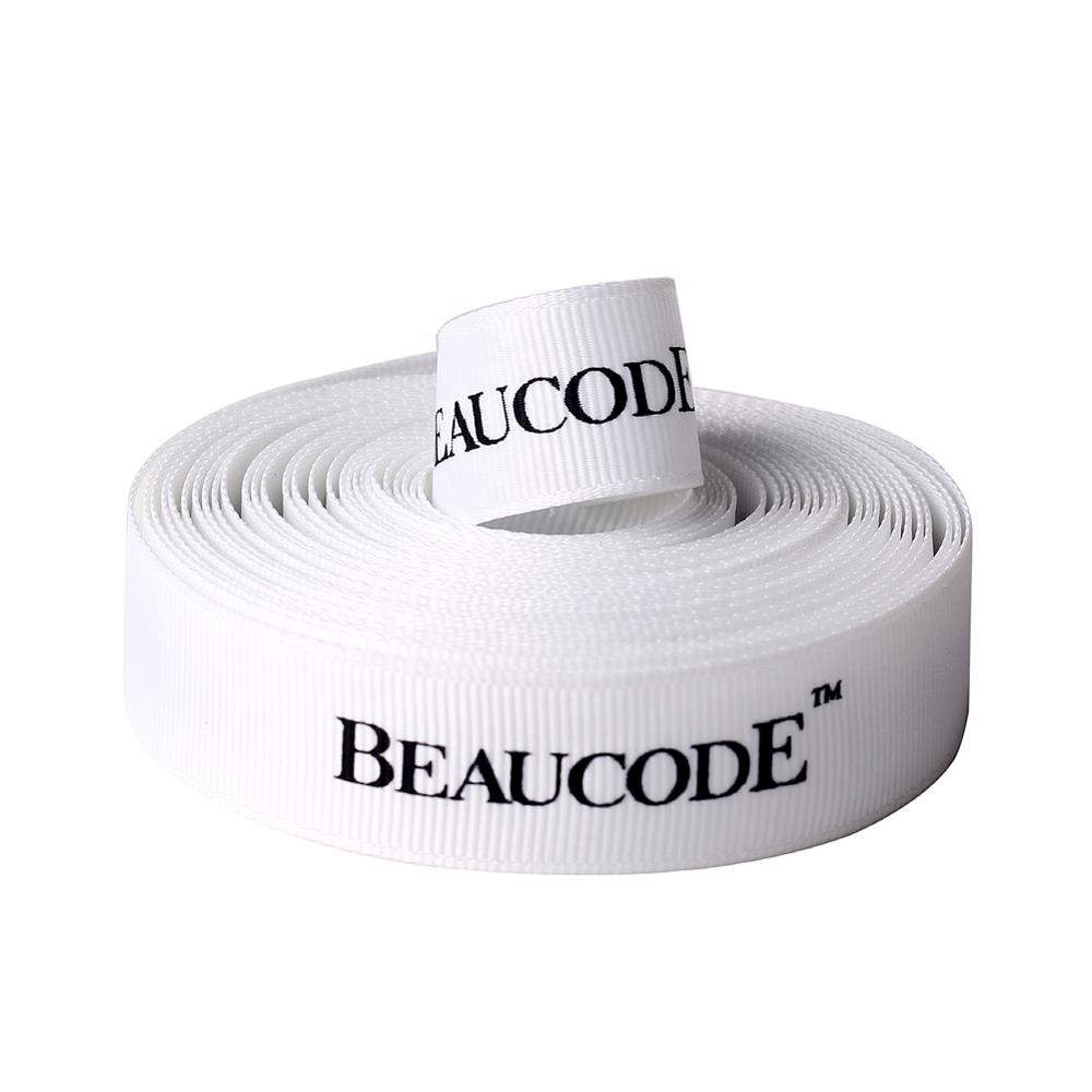 High quality grosgrain ribbon printed 25mm custom printed ribbon personalized customized print gift ribbon manufacturer