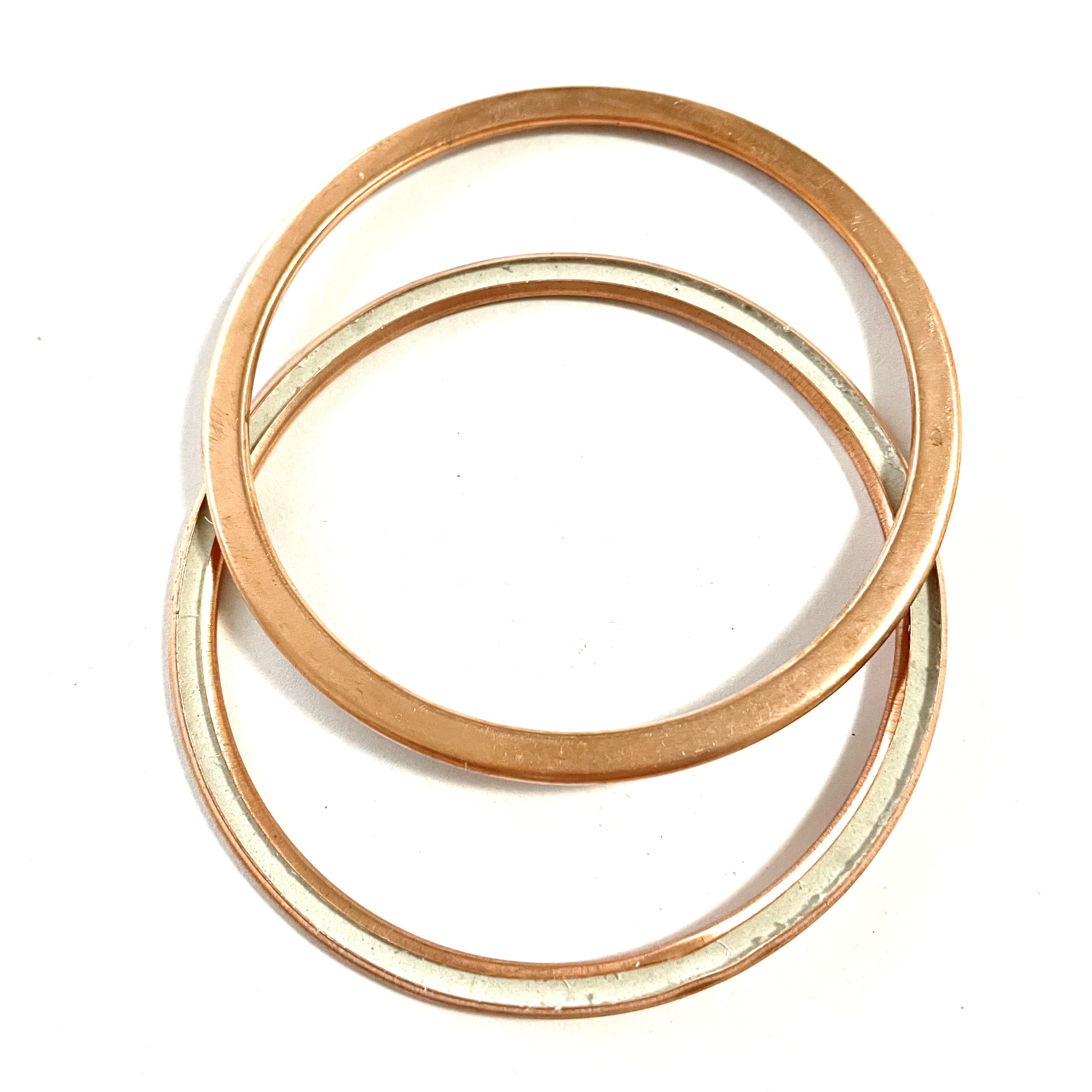 Copper filler gasket with non- asbestos O ring flat gasket