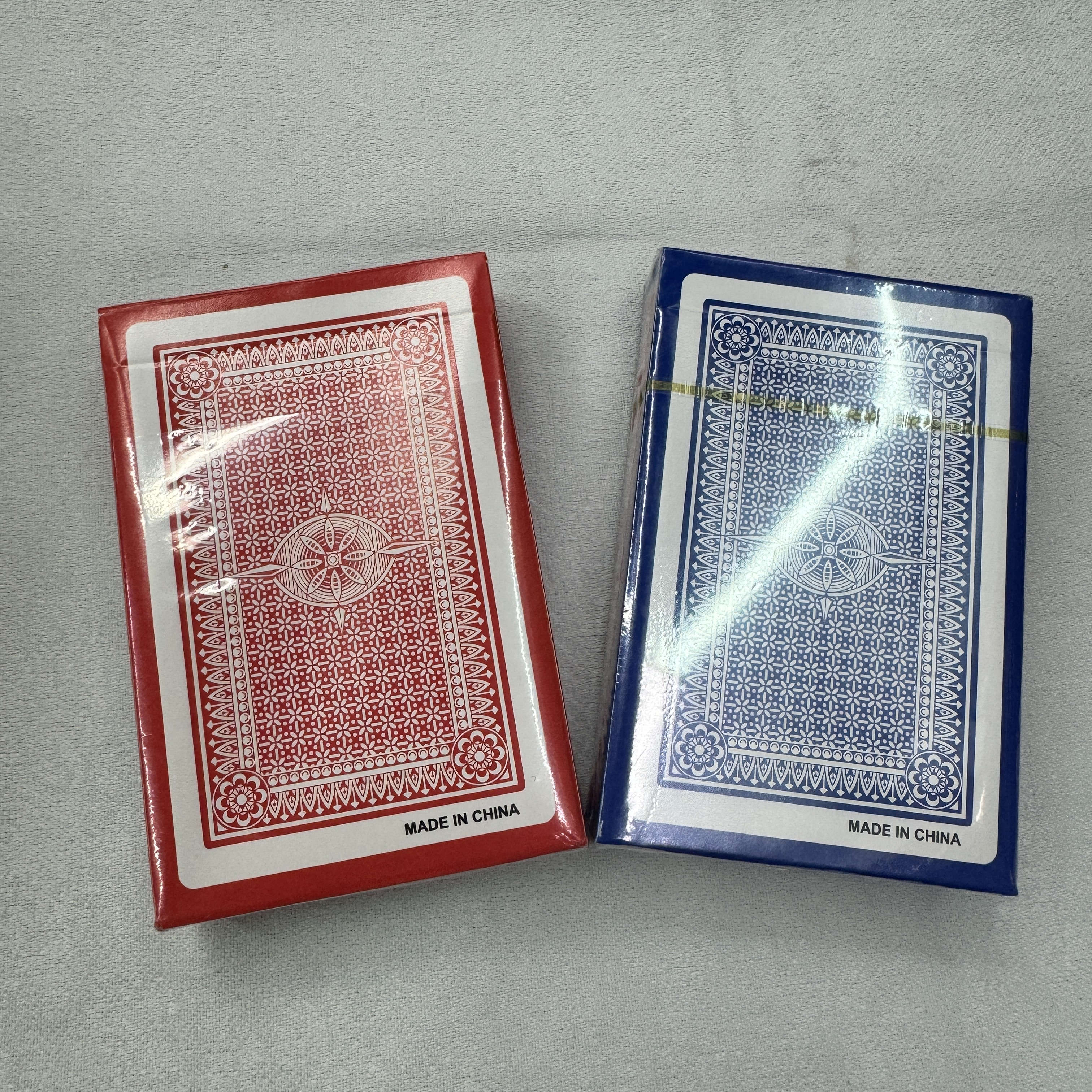 Classic Poker Cards High Quality Blue Red Poker Playing Cards Deck Of Card Game For Sale