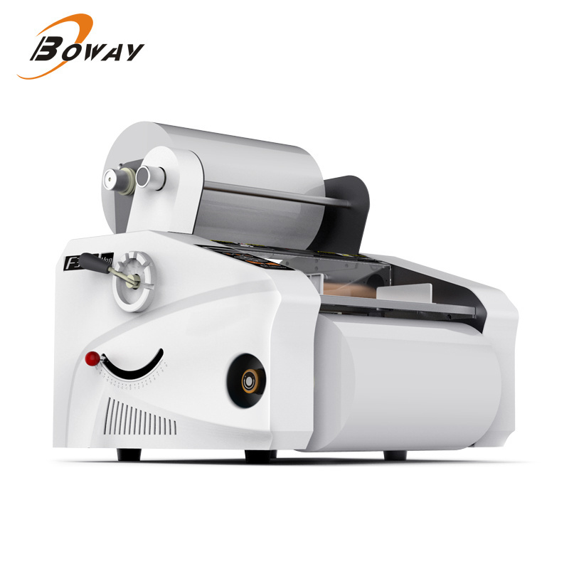 Boway  F350A Roll Laminators Hot and Cold Double Sides Laminating Machine