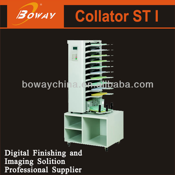 China Manufacturer Factory Boway ST I paper collator machine