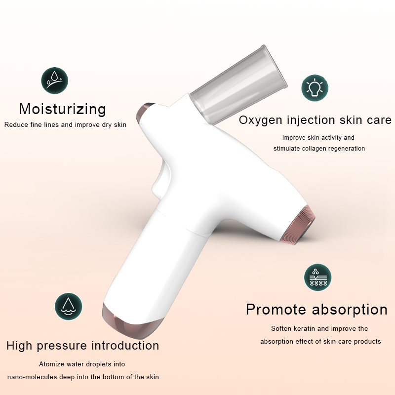 Oxygen Water Jet Skin Care Injection Spray Gun Facial Moisturizing facial spray