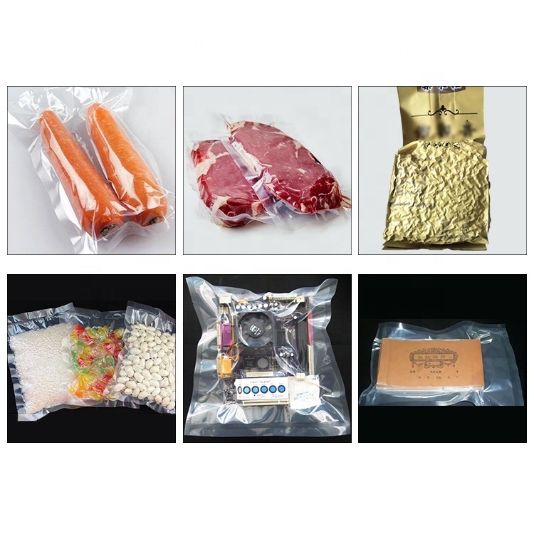 Automatic Vacuum Sealing Machine Bag Food Meat Fish Rice Fruit Vegetable Single Chamber Vacuum Sealer Vacuum Packing Machine