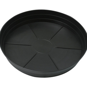 # black plastic plant tray/Wholesale Cheap Saucers/Round Flower Pot Tray