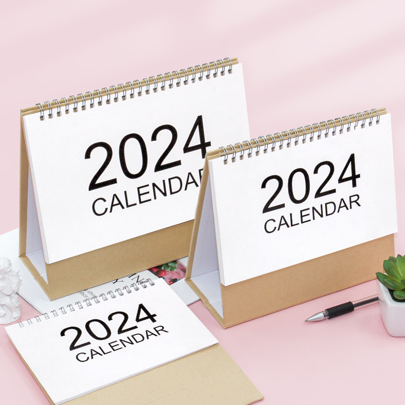 High Quality Custom Printing Full Color OEM desk calendar 2024 calendar printing