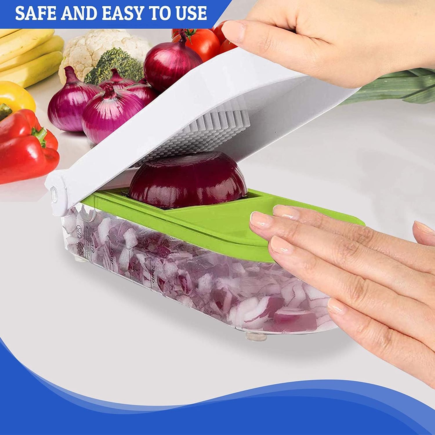 Heavier Duty Onion Dicer Cutter Chopper Pro Multi Funtion Vegetable Cutter slicer with Container