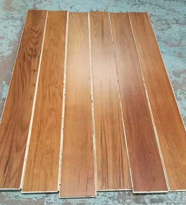 wide long plank burma teak engineered flooring