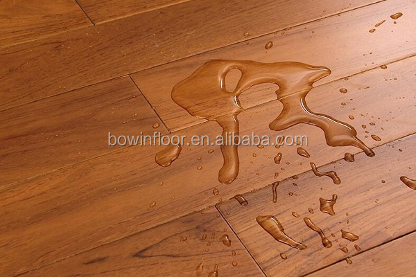 UV smooth Burma teak solid wood flooring