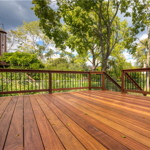 Garden deck balcony Brazilian teak solid wood plank hardwood outdoor flooring