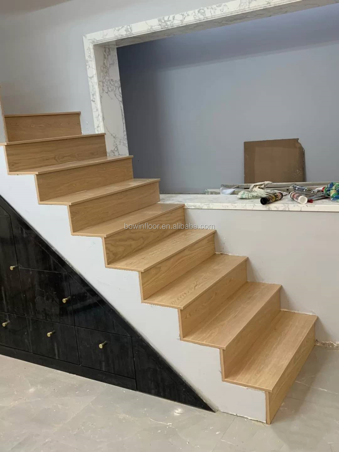 stair bullnose prefinished oak stair treads