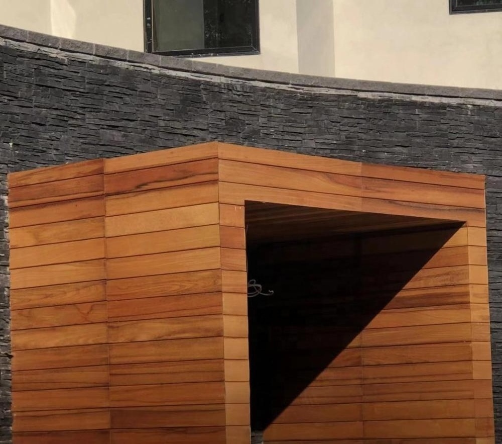 exterior used teak wood wall siding panels