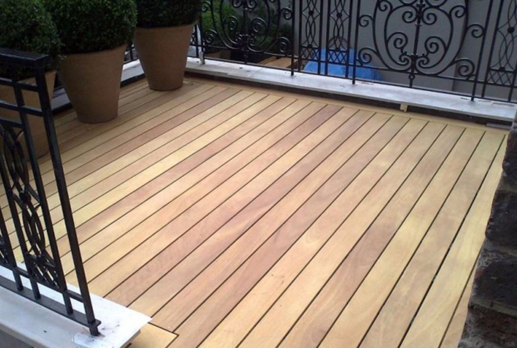 Real outdoor teak decking board wooden flooring