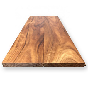 Mixed size hand scraped  short leaf acacia walnut hardwood flooring