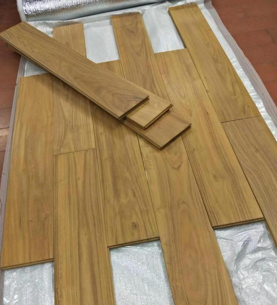 Natural Oiled Asian teak solid wood flooring