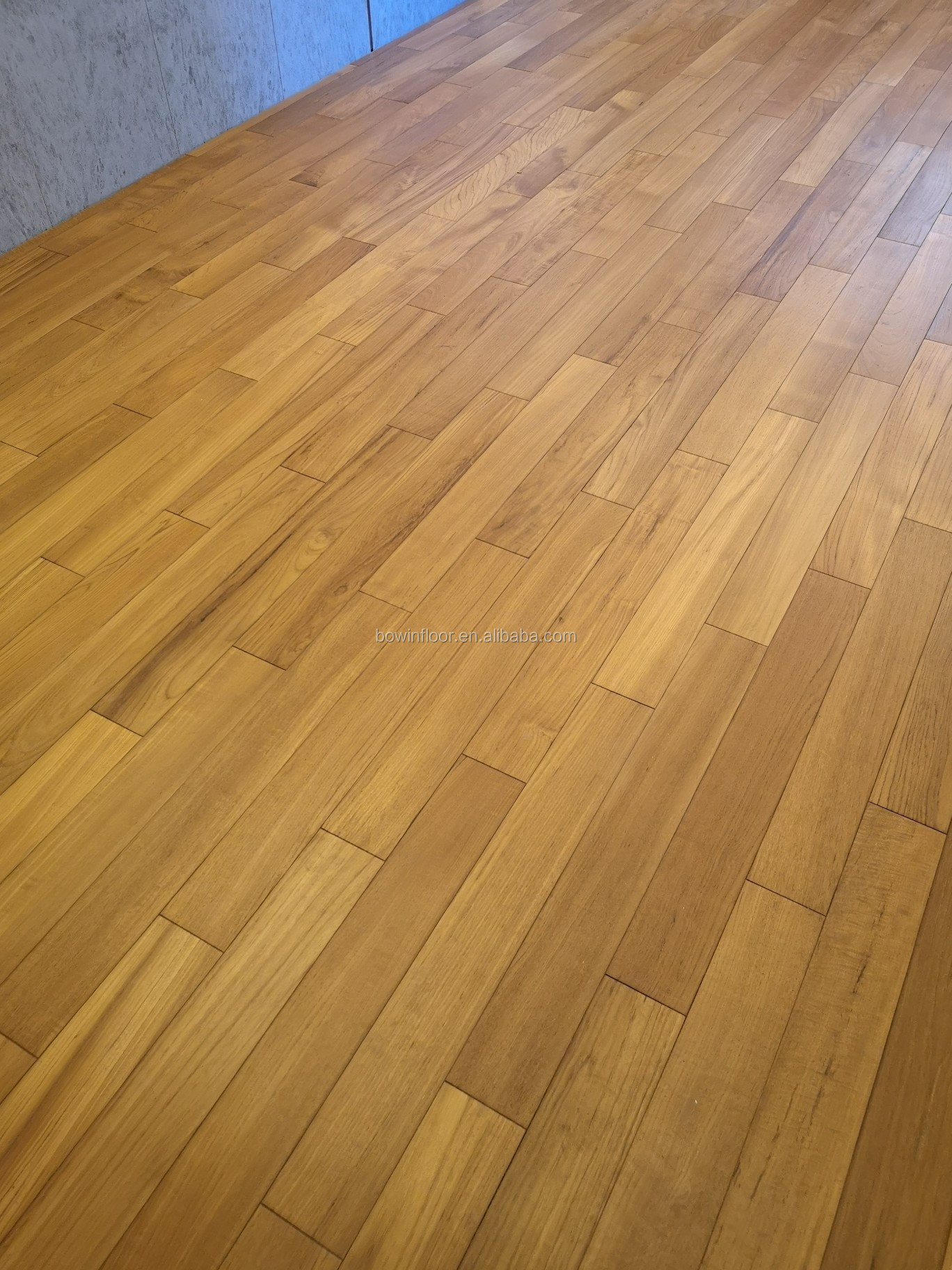 Click lock Osmo Natural Oiled Burma teak wooden flooring