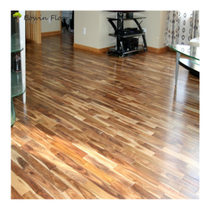 Natural color tobacco road acacia hardwood flooring