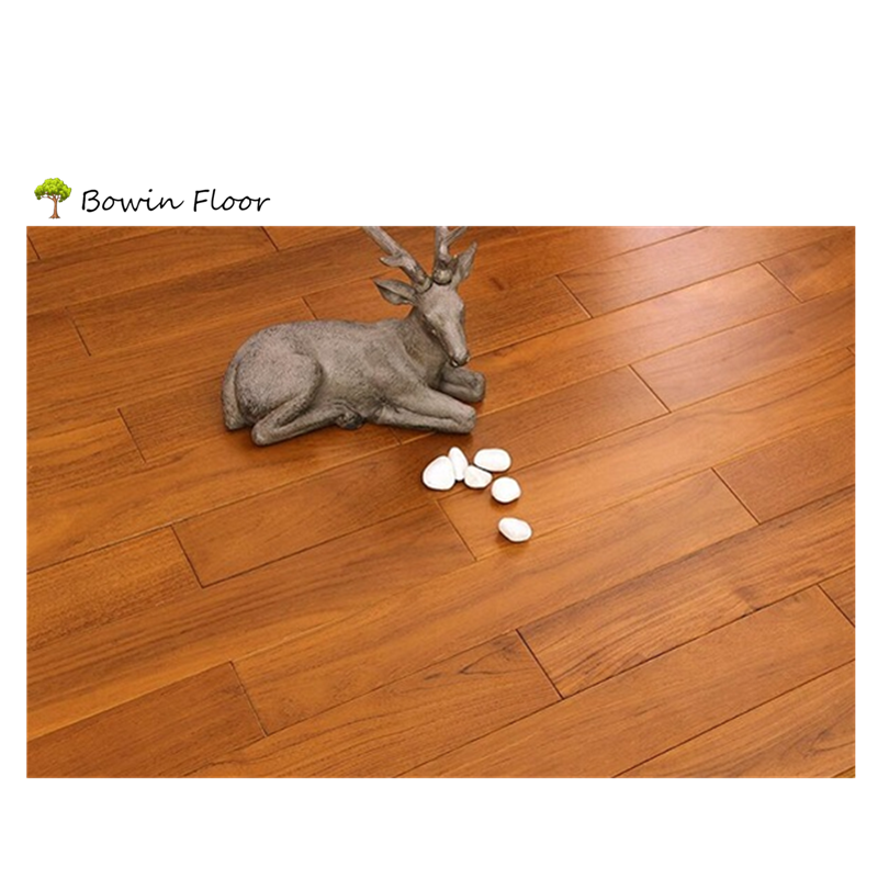 UV smooth Burma teak solid wood flooring