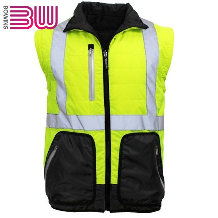 Freezer safety jacket insulated clothing hivis work freezer suit