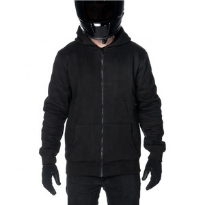 Bowins Men's Motorcycle Protective Hoodie with Armors and Aramid Reinforcement