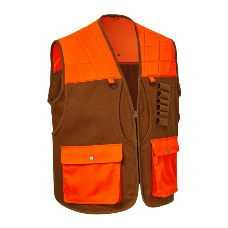 Hunter Orange Safety Vest Perfect for Autumn Hunting Trip