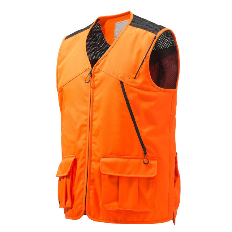 Game Winner Blaze Orange Safety Vest With Factory Price