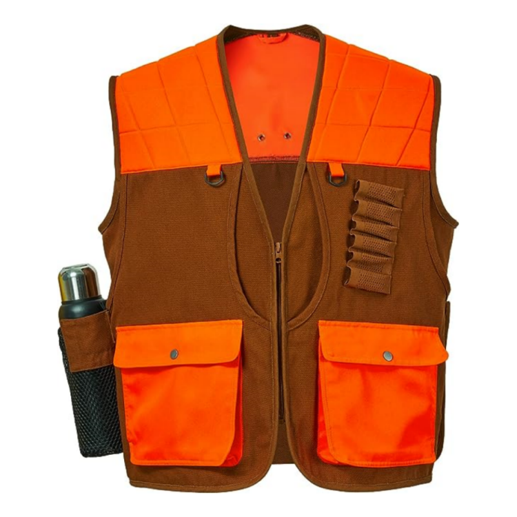 Hunter Orange Safety Vest Perfect for Autumn Hunting Trip