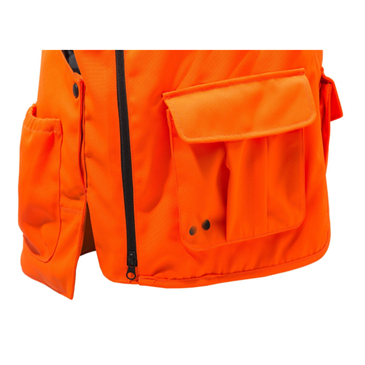 Game Winner Blaze Orange Safety Vest With Factory Price