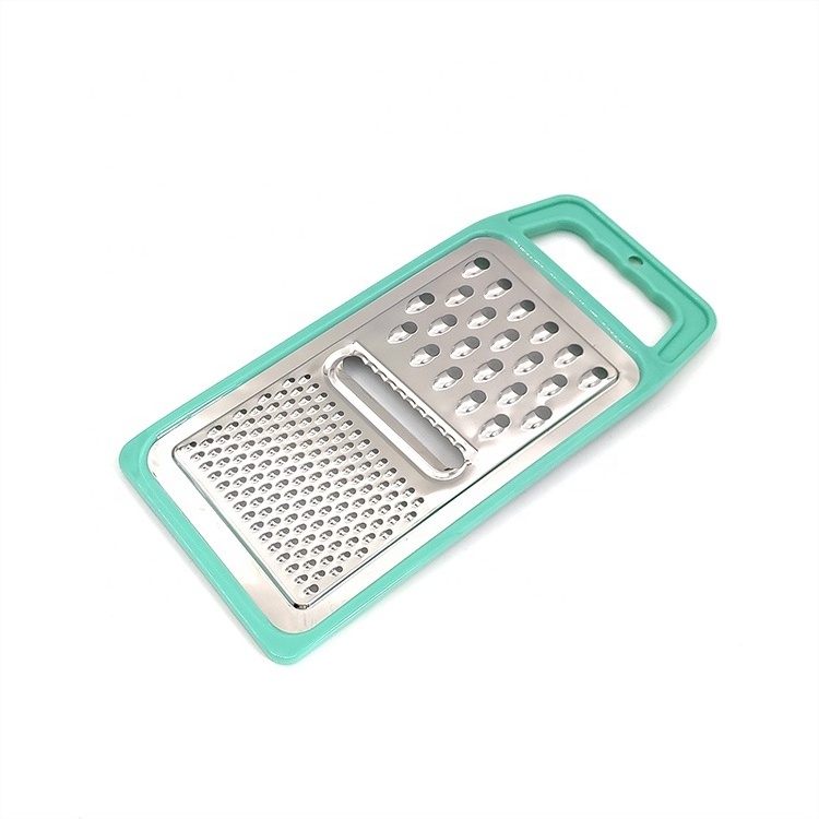 Handheld Stainless Steel Flat Grater Plastic Handle, Grater Zester Cheese Nutmeg Lemon Garlic Ginger Planer, Vegetable Peeler