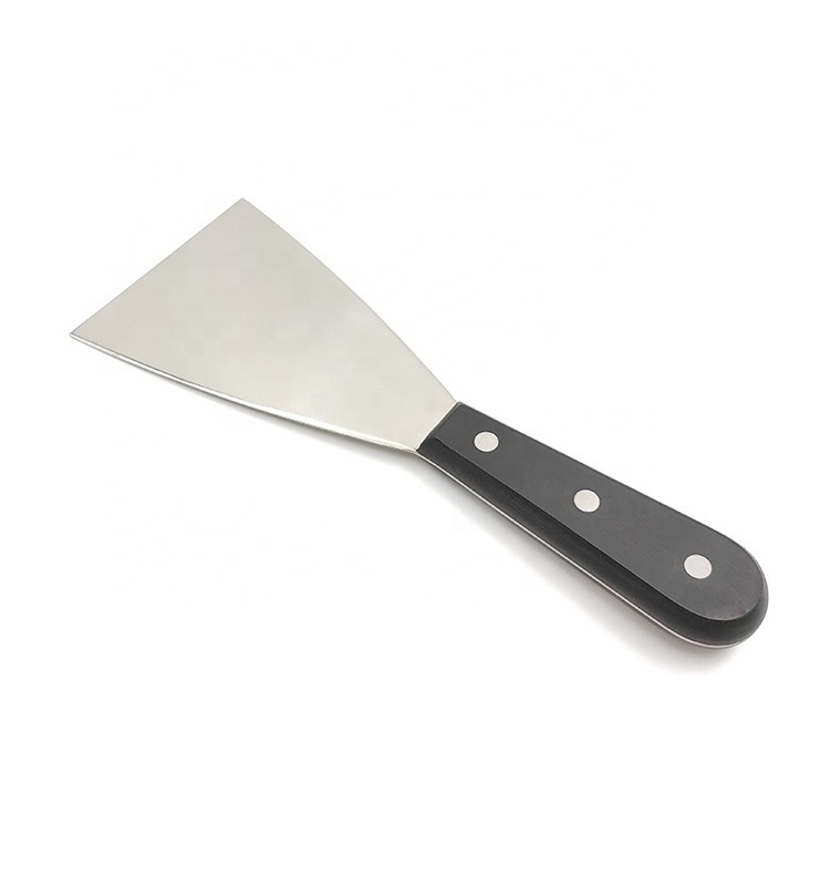 Grill Griddle Scraper Stainless Steel Metal Grill Scraper Tool for Flat Top BBQ, Versatile Scraper for Dough Pancake