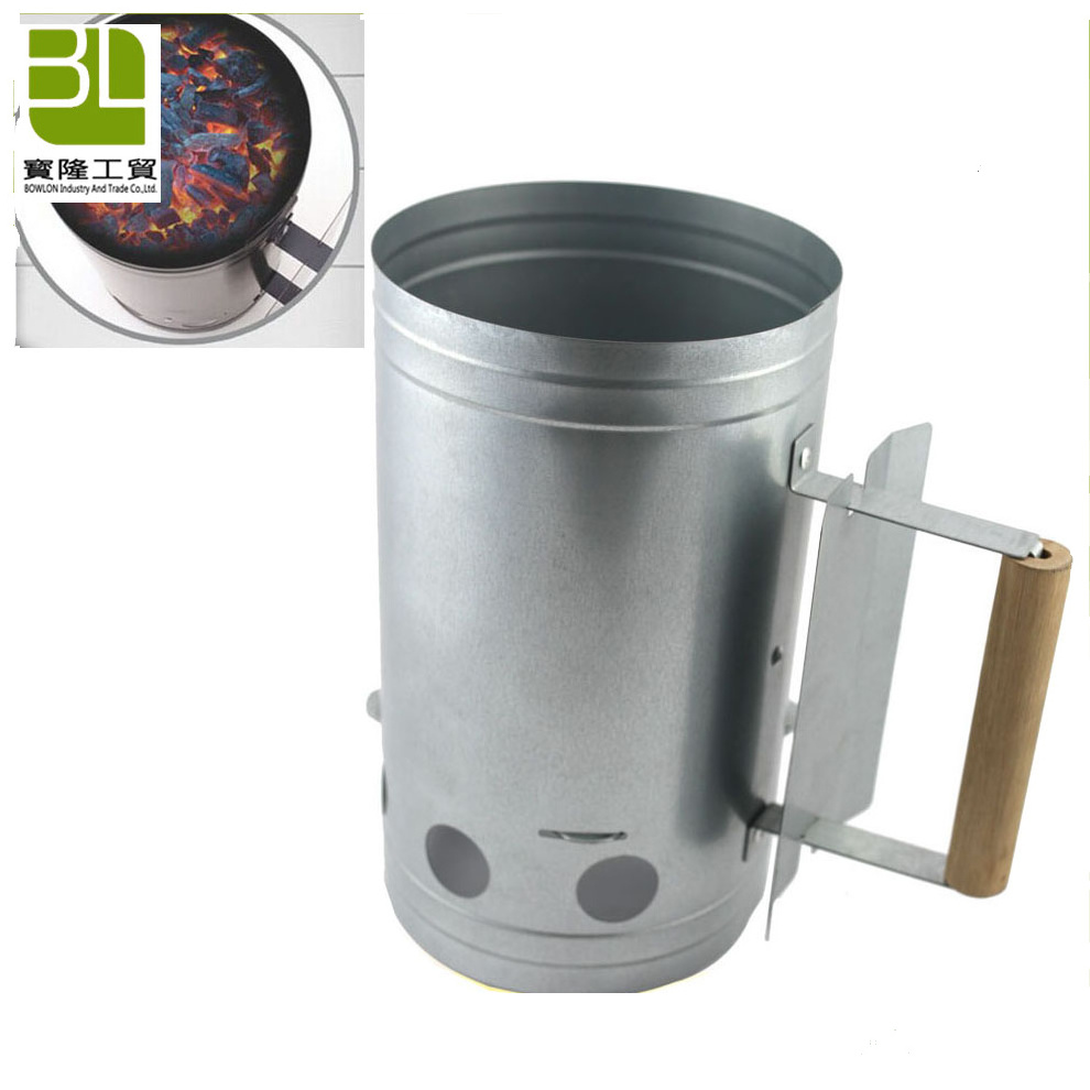 Hot Sale BBQ Grill Charcoal Chimney Starter  with Safety Handle,Quick Start Coal Burner ,Camping Ignition Fire Lighter