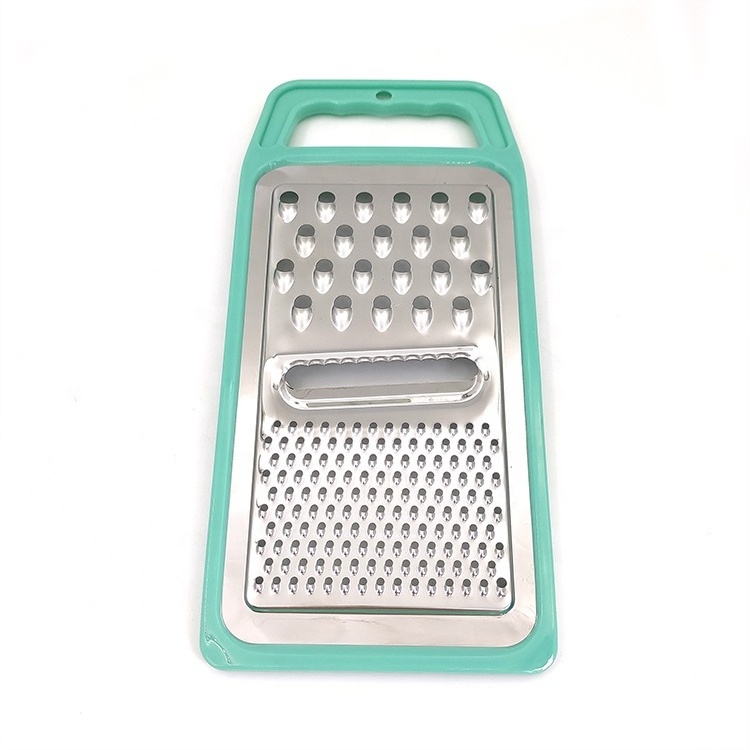 Handheld Stainless Steel Flat Grater Plastic Handle, Grater Zester Cheese Nutmeg Lemon Garlic Ginger Planer, Vegetable Peeler