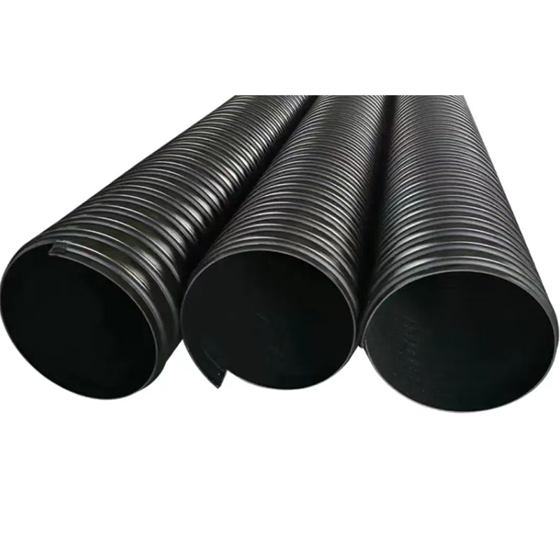 High quality Community sewage system steel strip composite drain and sewer pipe 3 inch corrugated drain pipe