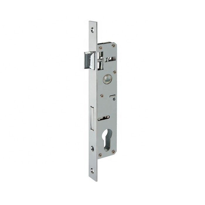 Iron Plate Aluminum frame Narrow Mortise Door Lock